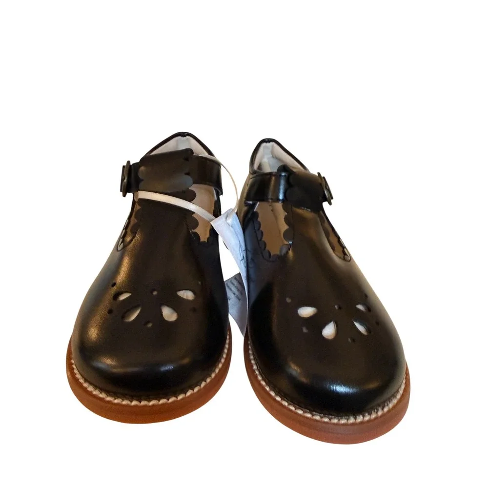 Felix and Flora Black Mary Jane NWT Girls Size 8